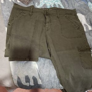 Olive green jeggings